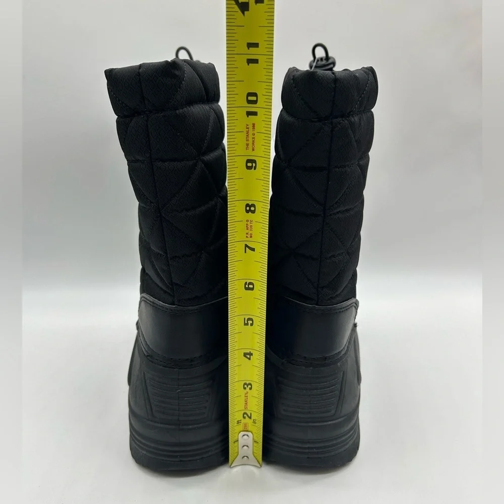 Time and Tru Women’s Black Winter Snow Boots Temperature Rated -5°F Sz 10 | NWT